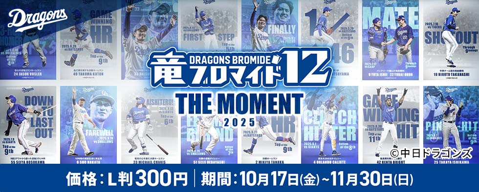 竜ブロマイド12　THE MOMENT 2025