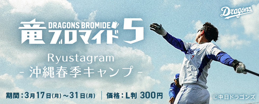 竜ブロマイド5　Ryustagram -沖縄春季キャンプ-